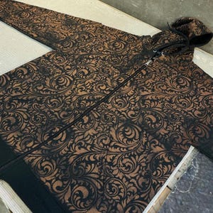 Full Pattern Sacred Geometry Zip up Hoodie
