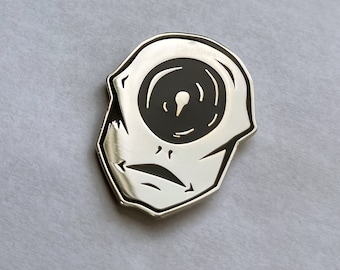 Head of Occultus - 1.5in/40mm Hard Enamel Pin - Original Illustration