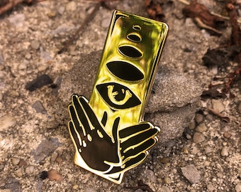 Hard Enamel Pin - Totem - 40 MM/1.5 inches - Original Illustration