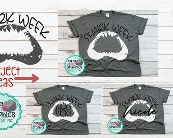 Shark Week Svg Etsy