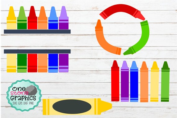 Download Crayonscrayon Svgcrayon Monogramcrayon Split Etsy