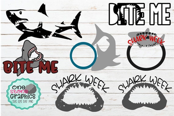 Download Sharkshark Svgshark Monogramshark Monogram Frame Svgshark Etsy