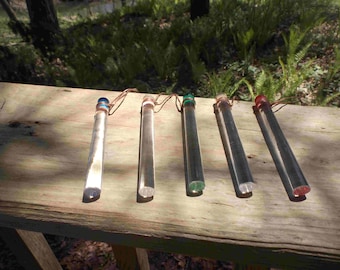 Glass Noter for Dulcimer Hand Cut Etched and Diamond Polished Each unique Very Durable Comes with Lanyard and Color options Too! Ships Free