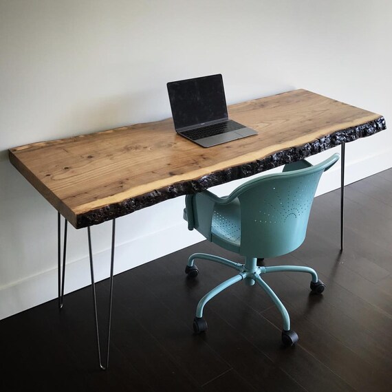 Live Edge Desk Etsy