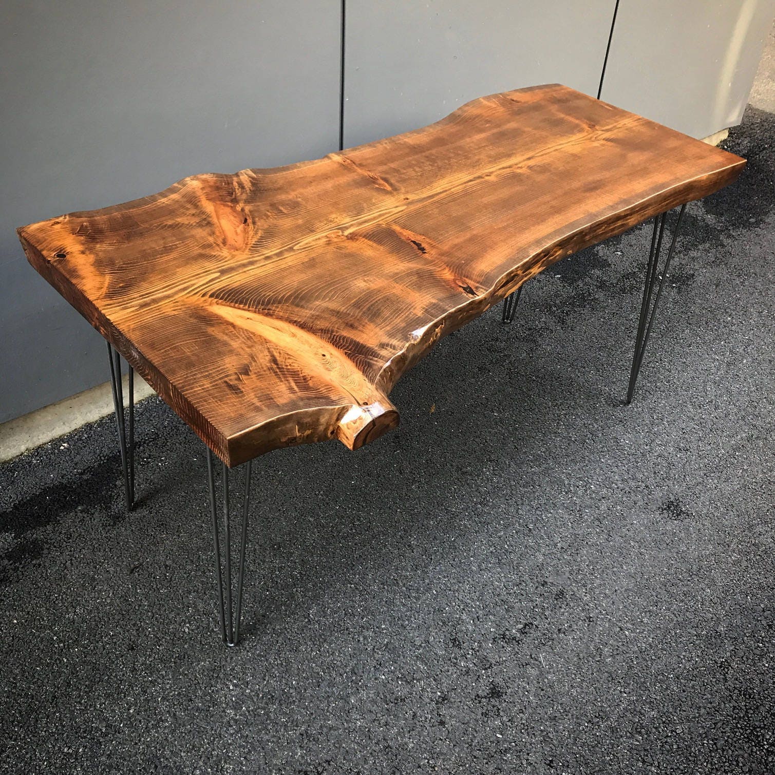 Live Edge Desk Etsy