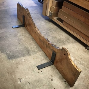 Maple Live Edge Mantel / Shelf