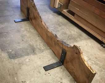 Maple Live Edge Mantel / Shelf