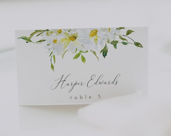 Luck and Luck White Bunny with Flower Headband Place Cards Easter x 6 Luck and Luck White Bunny with Flower Headband Place Cards Easter x 6