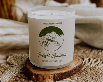 Candle Label Template, DIY Candle Label Template, Printable Candle Label Template, Modern Product Label, Rustic Candle Label Template | Tess