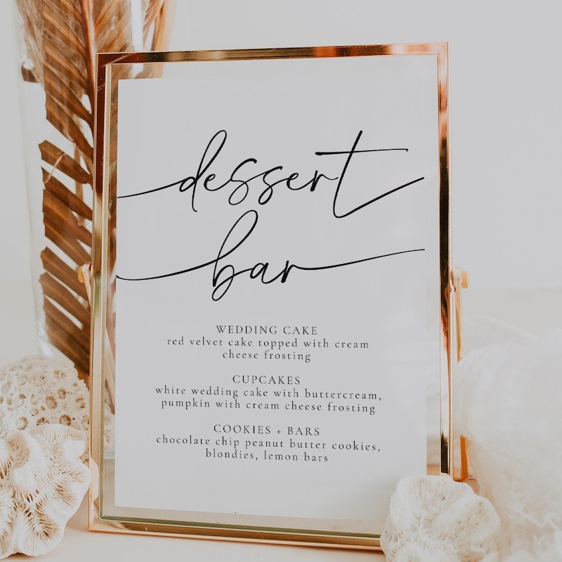Wedding Dessert Bar Etsy