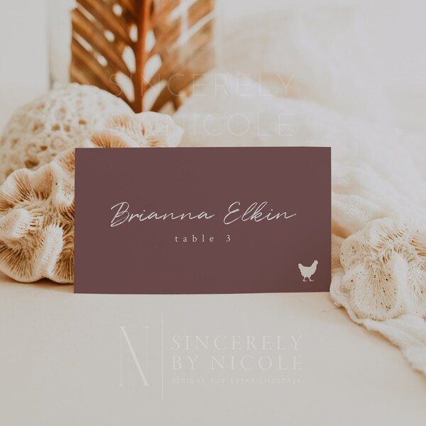 Rose Place Card Holders Etsy