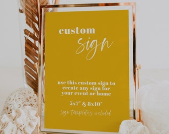 Colorful Wedding Custom Sign, Yellow Wedding Signage, Yellow Theme Custom Sign, Vibrant Wedding Sign, Yellow Wedding Decor | Fallon