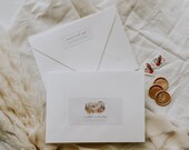 Printable Address Label Template, Fall Wedding Address Label, Editable Recipient Address Label, Printable Label Template, Mountain | Sawyer