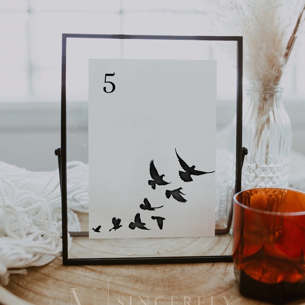 Spooky Table Numbers Etsy