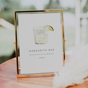 Printable Margarita Bar Sign, Editable Margarita Bar Sign, Margarita Bar Sign, Margarita Bar, Bar Sign Printable, Bar Sign Editable | Harlow