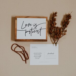 Modern Wedding Announcement, Wedding Postponed Announcement, Wedding Delay, Postponement, Change Of Plans, Wedding Postponement Card | Sofia