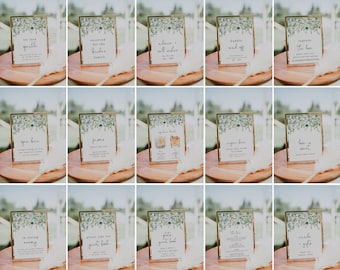 Greenery Wedding Signs, Editable Printable Wedding Sign Template Bundle, Eucalyptus Wedding Sign Bundle, Wedding Bundle Editable | Ashton