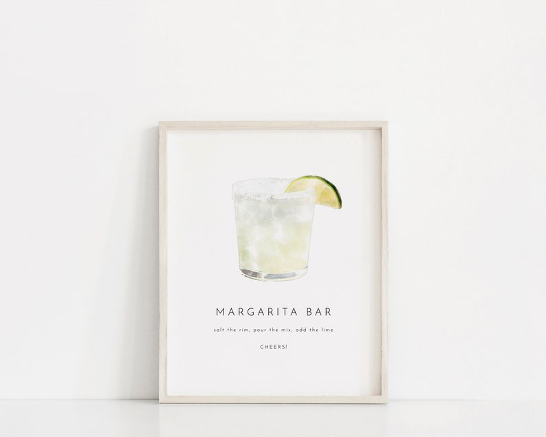 Printable Margarita Bar Sign Editable Margarita Bar Sign - Etsy