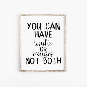 Exercise Printables Motivational Wall Decor Inspirational - Etsy