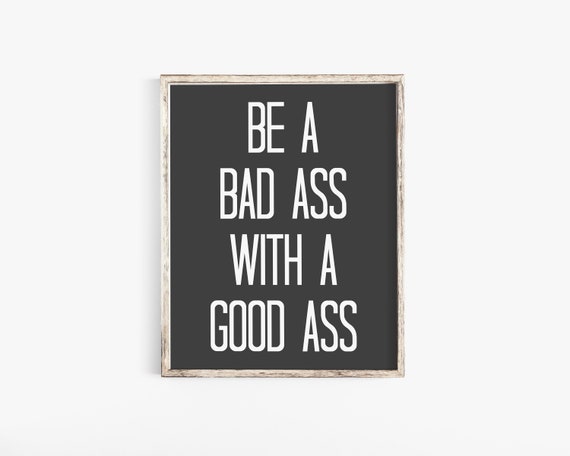 Motivational Poster, Motivational Quote, Fitness Motivation, Gym Wall Decor, Inspirational Wall Art, Workout Motivation, Badass, Motivation