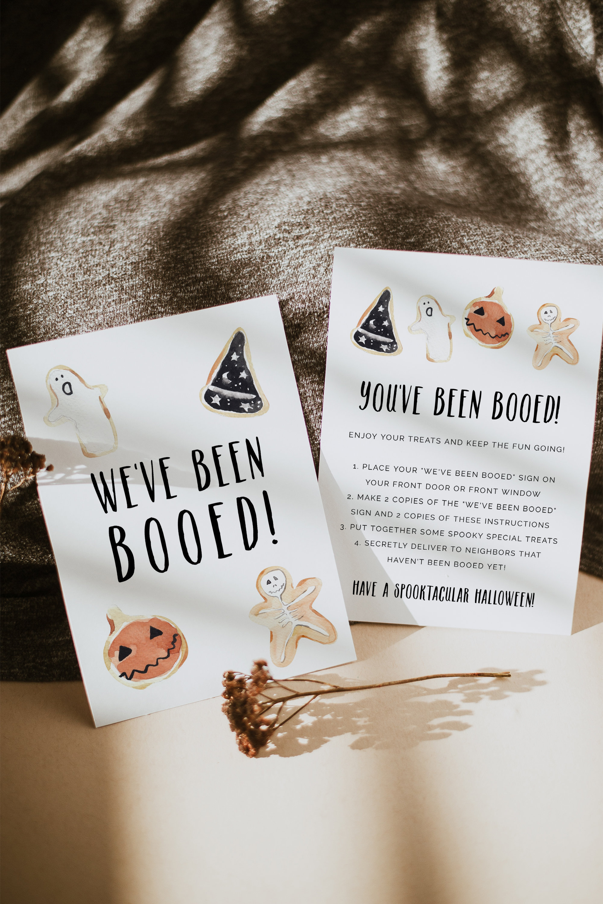You've Been Booed Sign, You've Been Booed Halloween, You've Been Booed Game, Neighbor Halloween Game, Editable Printable Booed Sign, Games