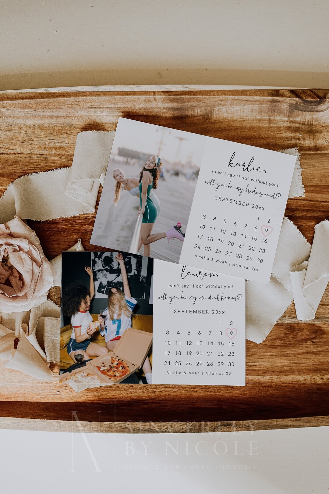 Bridesmaid Proposal Calendar Bridesmaid - Il 1080xN.4636353747 Di23 