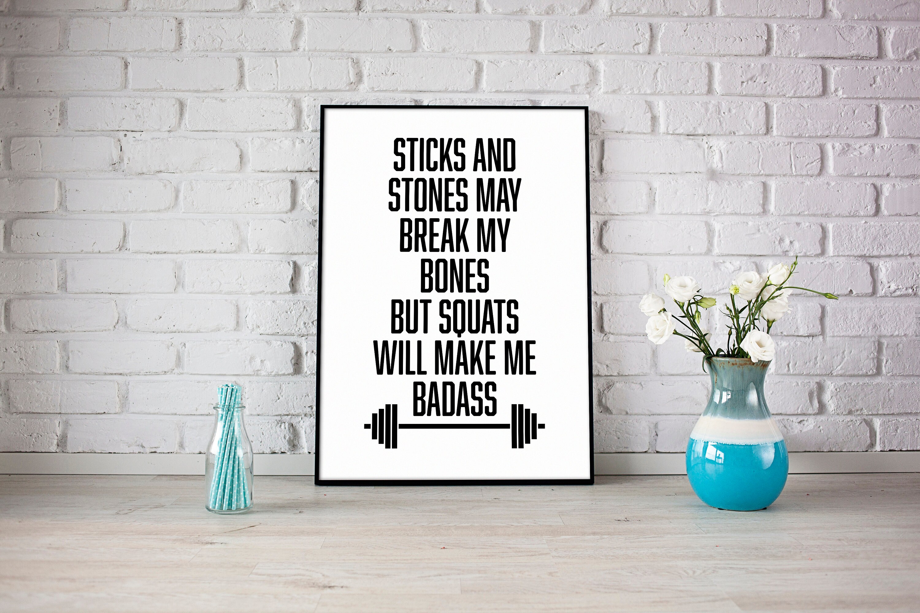 Fitness Motivation Motivational Poster Fitness Motivation - Etsy