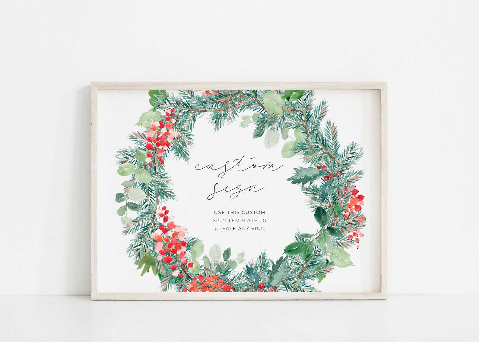 Editable Holiday Sign Template Printable Christmas Sign Etsy Editable Holiday Sign Template Printable Christmas Sign Etsy