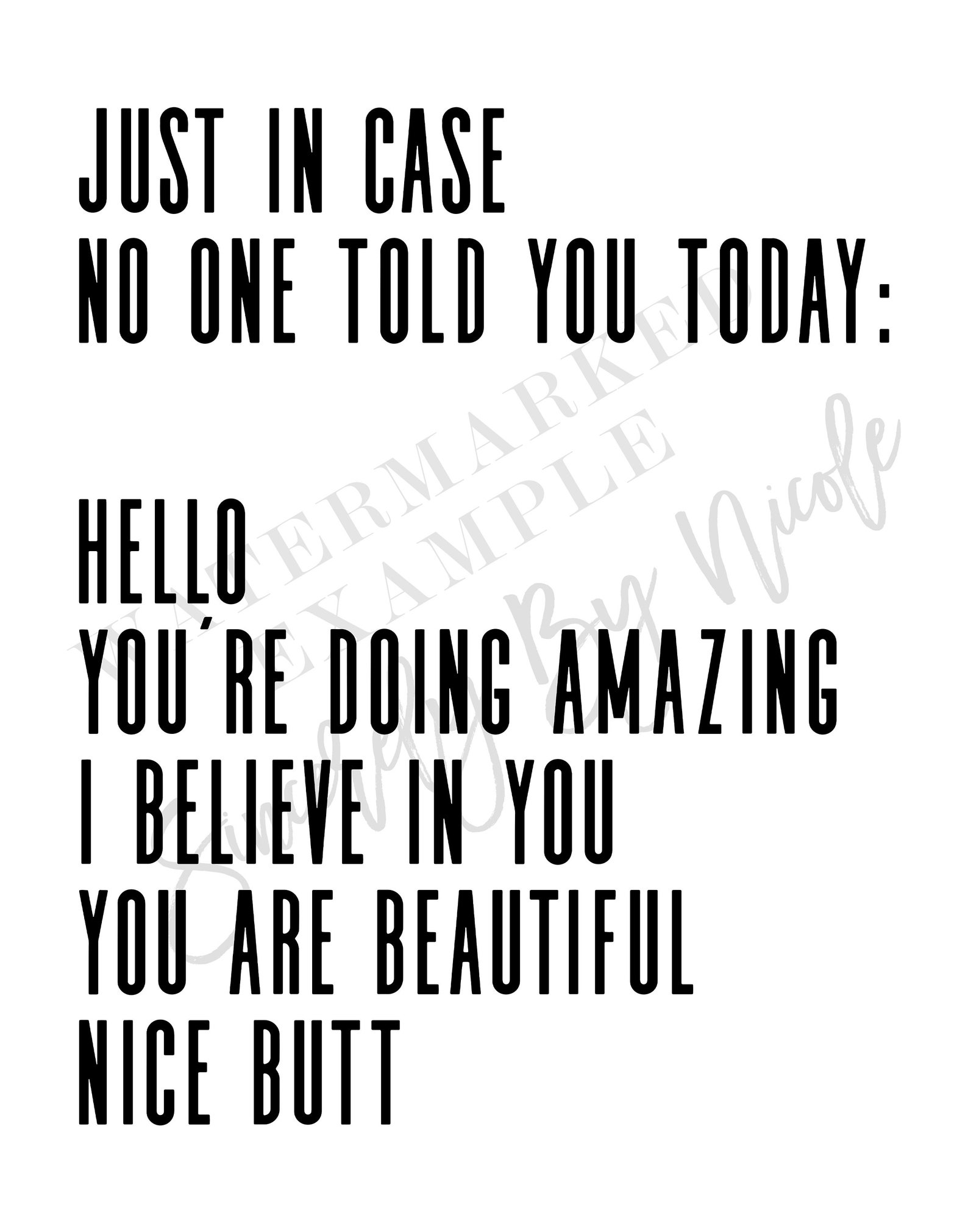 Funny Poster Funny Wall Art Typography Print Funny Wall Etsy