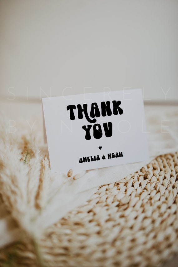 Jennifer Editable Printable Thank You Card Printable Thank Etsy