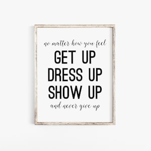 Dress up Quote - Etsy