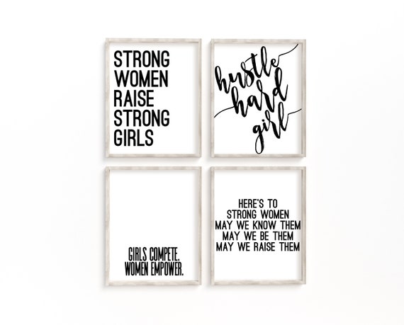 Women Empowerment Poster Pack, Printable Poster, Quotes for Women,  Printable Quotes, Women Quotes, Quotes for Girls, Female Empowerment Art -   Canada