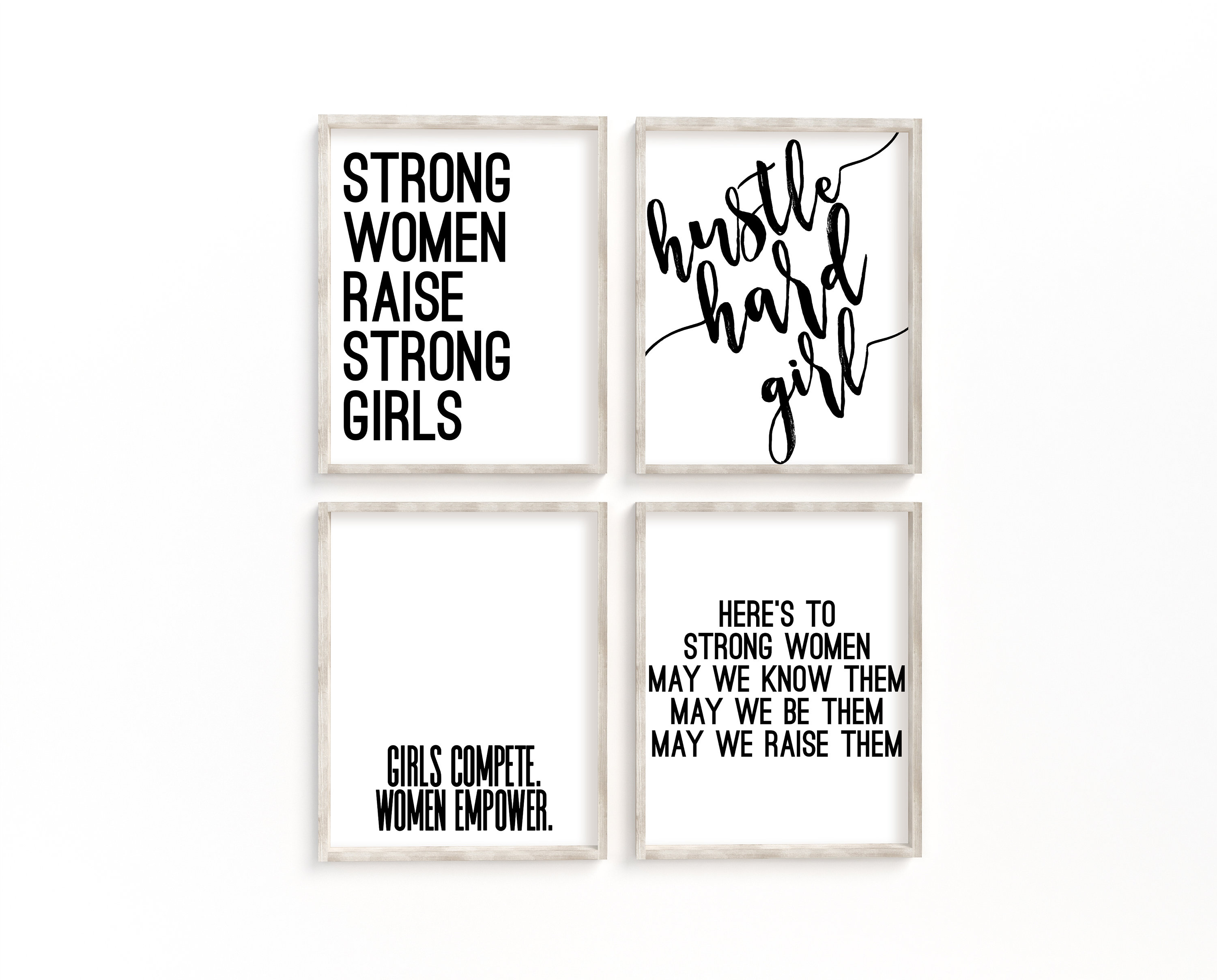 Women Empowerment Poster Pack, Printable Poster, Quotes for Women,  Printable Quotes, Women Quotes, Quotes for Girls, Female Empowerment Art 