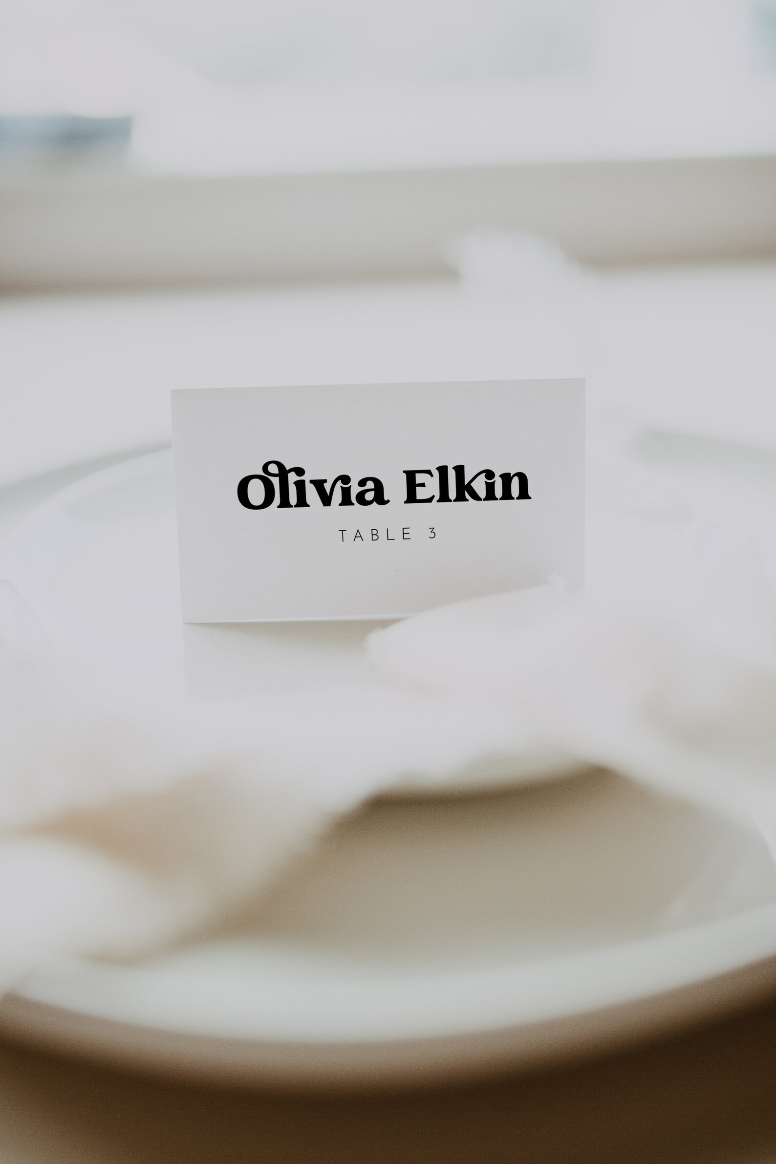 Editable Place Card Template Retro Place Card Printable DIY - Etsy