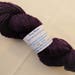 Handspun yarn - Exmoor Blueface, Blue Faced Leicester and Devon Wensleydale - 100 grams - blend of purple & reddish purples