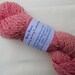 Handspun and natural dyed Organic Merino Wool - 53 grams - dyed with lac
