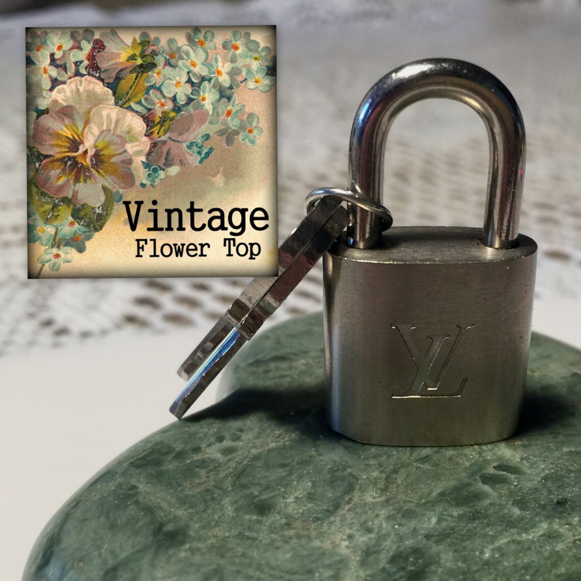 Louis Vuitton Vintage Lock & Key