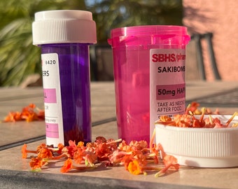 pill bottle with original sticker, please choose from two colors.