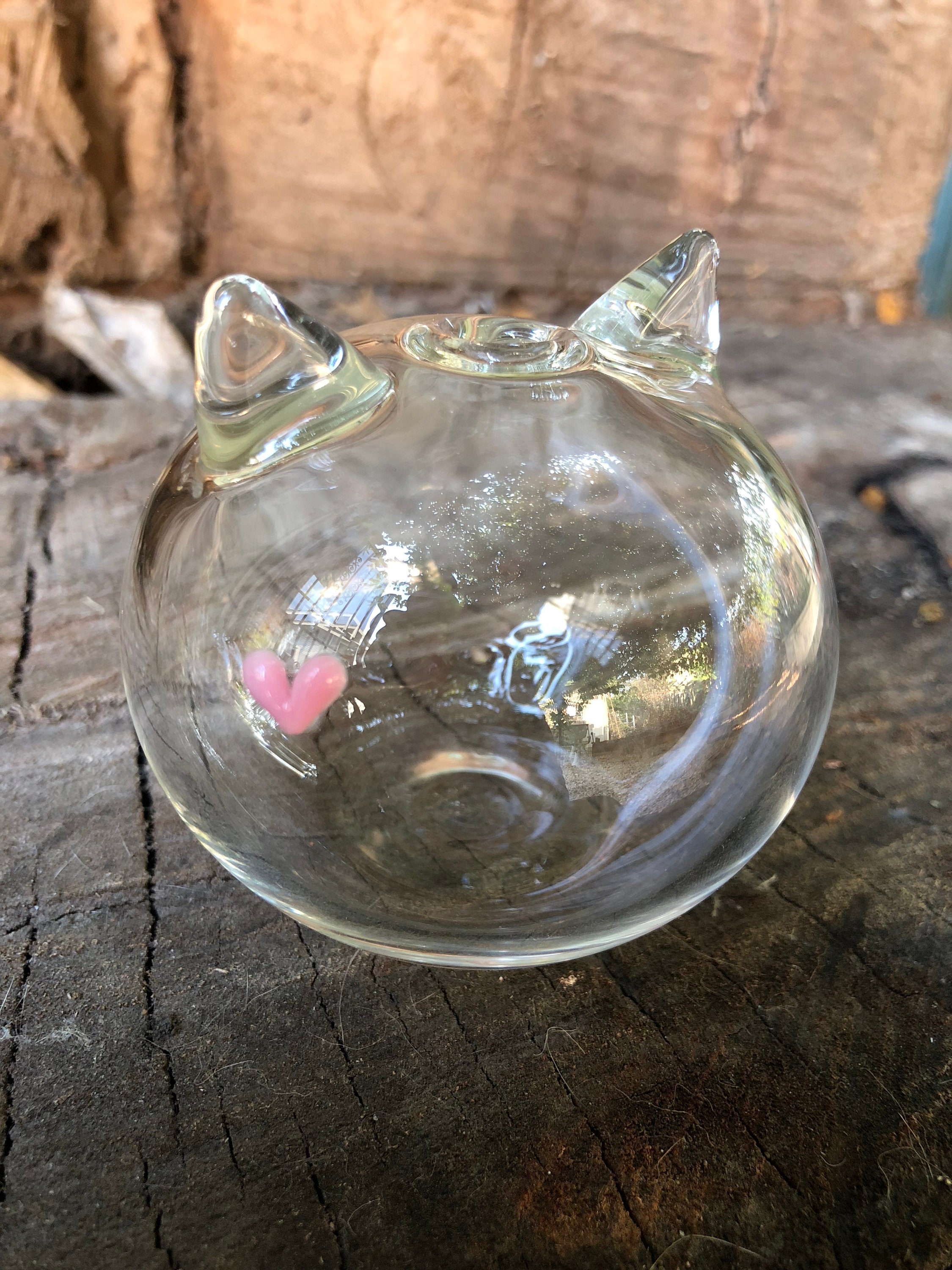Cat whisker bank kitty jar memorial Etsy