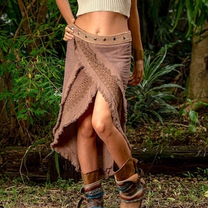Pixie Wrap Skirt, Fairy Skirt, Elven Clothing, Pirate Skirt, Burlesque Skirt, Festival Clothing, Hippie Skirt, Pixie Clothing, Tribal Skirt