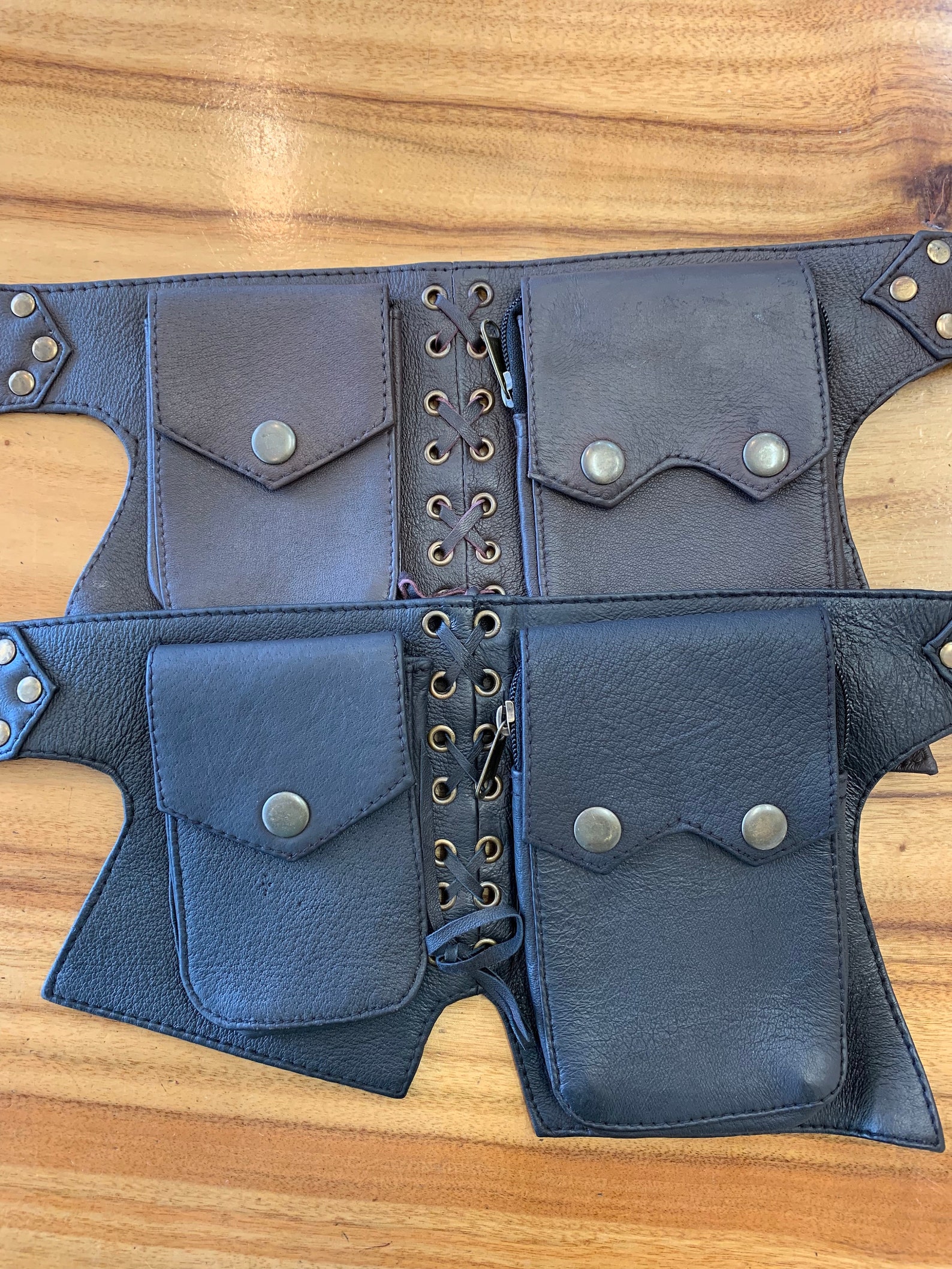 Festival Utility Belt Burning Man Pocket Belt Leather Etsy