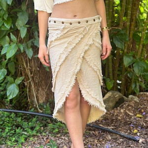 Pixie Wrap Skirt, Fairy Skirt, Elven Clothing, Pirate Skirt, Burlesque Skirt, Festival Clothing, Hippie Skirt, Pixie Clothing, Tribal Skirt