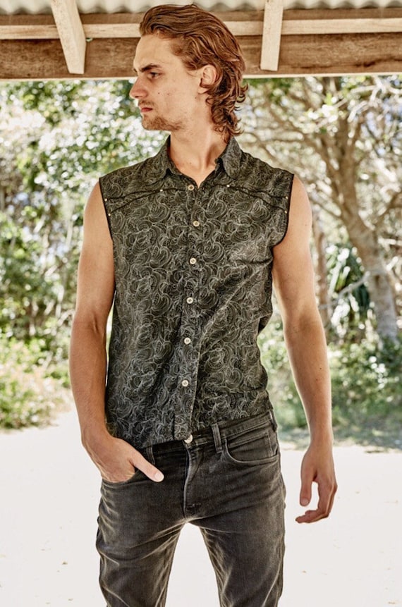 Men Festival Clothing Burning Man Shirt Steampunk Shirt Etsy
