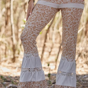 Bell Bottom Pants, Flare Pants, Steampunk Pants, Pixie Pants, Festival Pants, 1970's Pants, Hippie Pants, Boho image 5