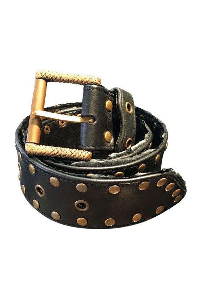Leather Pirate Belt Steampunk Belt Studded Belt Psychedelic | Etsy