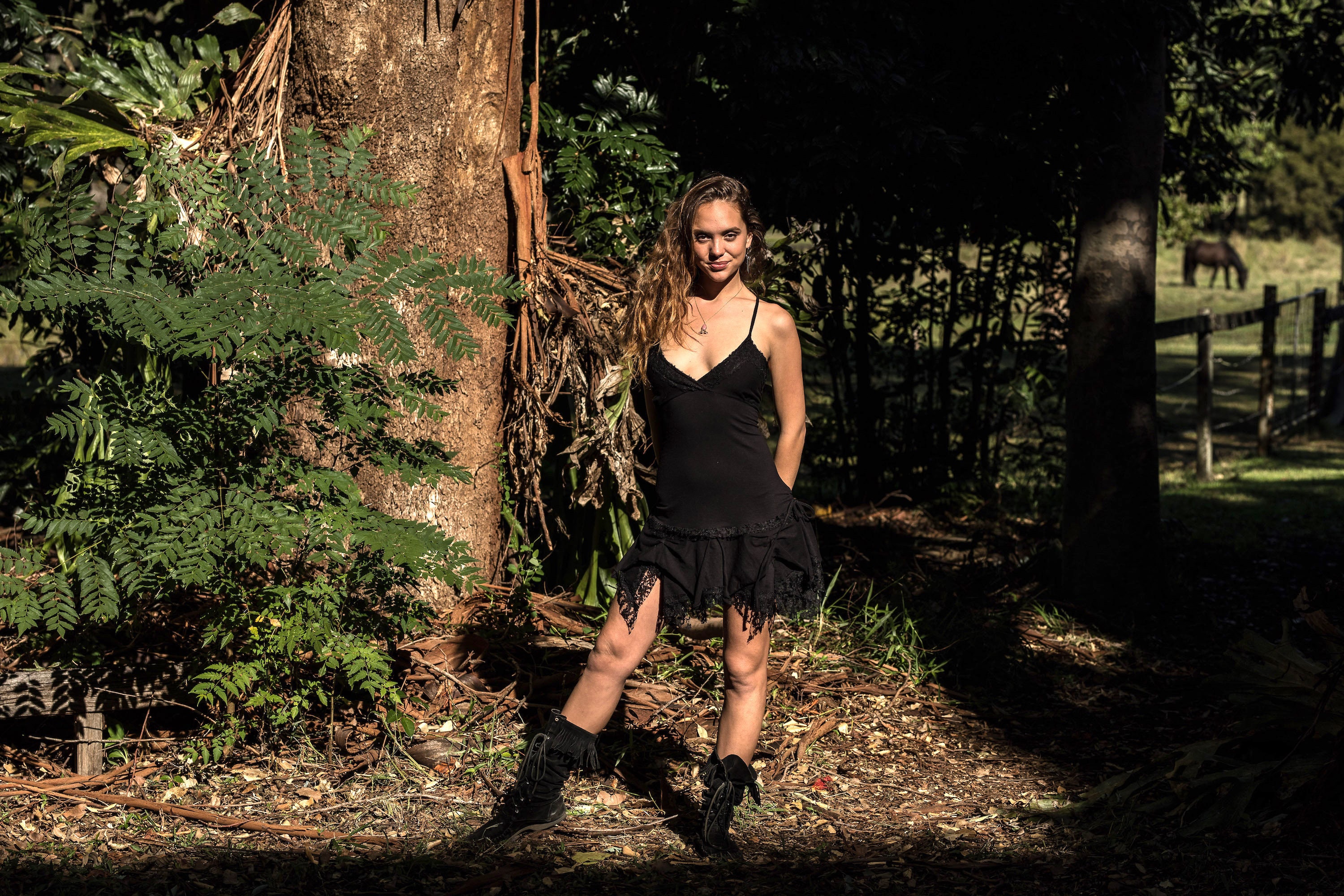 Dark Fairy Dress, Pixie Dress, Elf Dress, Steampunk Dress