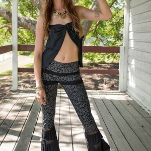 Bell Bottom Pants, Flare Pants, Steampunk Pants, Pixie Pants, Festival Pants, 1970's Pants, Hippie Pants, Boho image 2