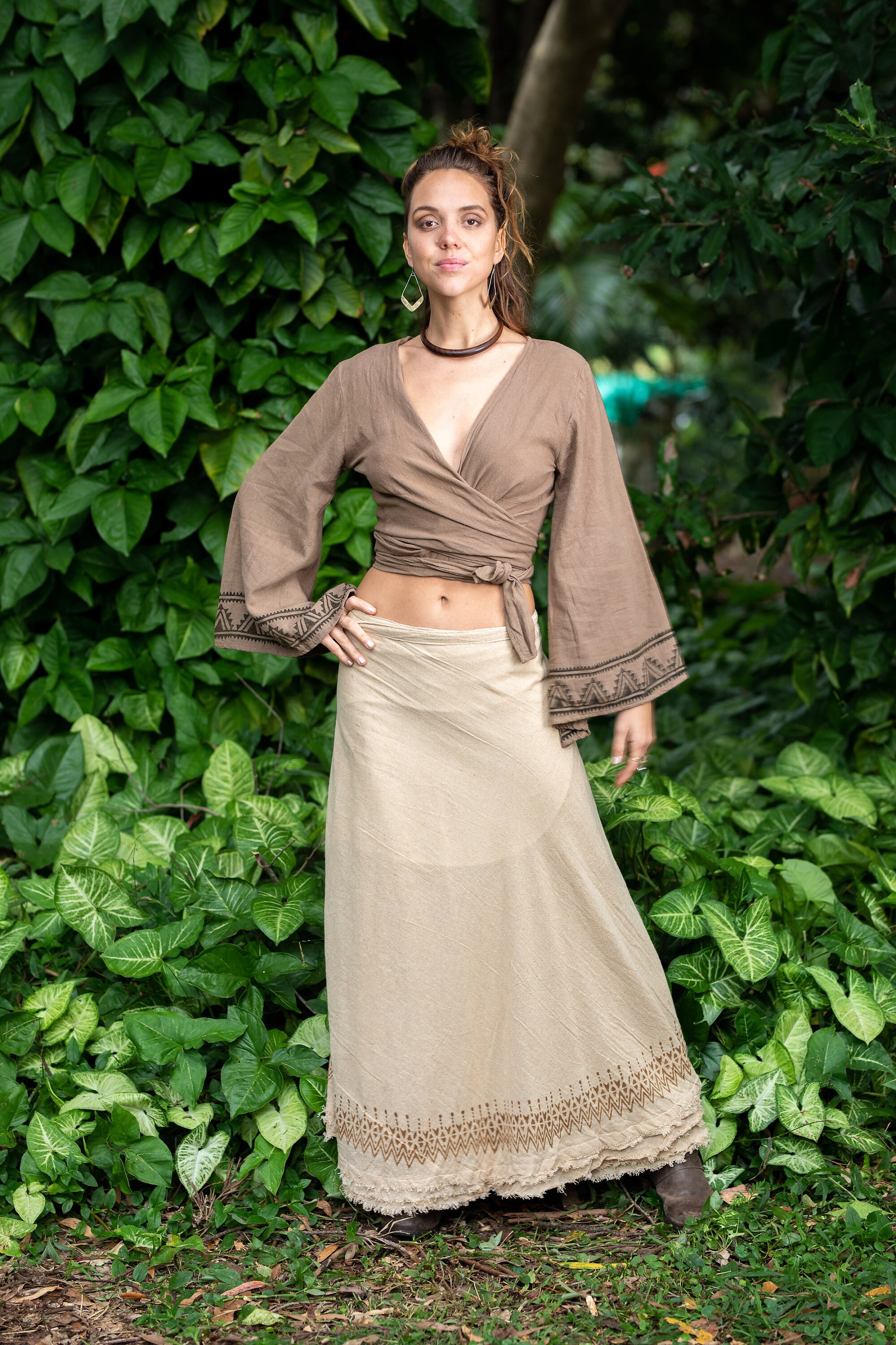 TRIBAL WRAP TOP