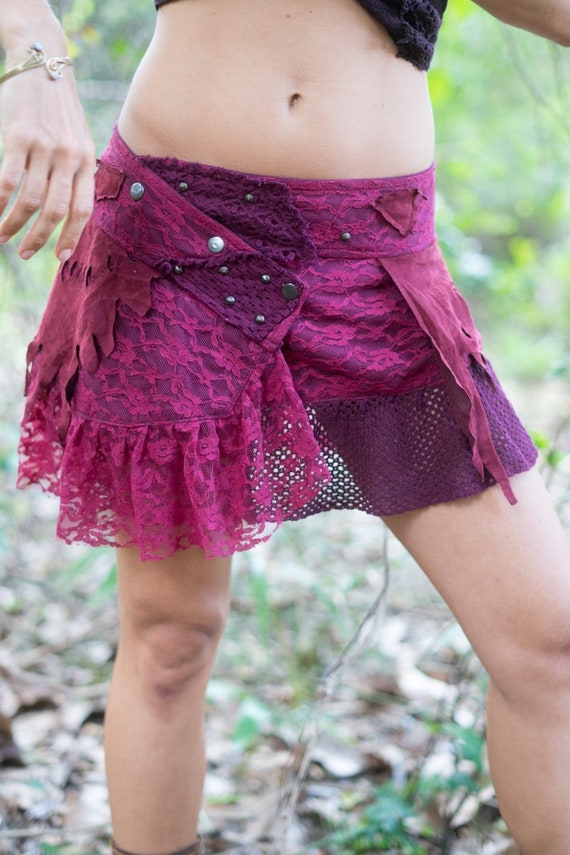 lago alumno Ciudad Falda de festival minifalda punk falda tribal falda sexy - Etsy México