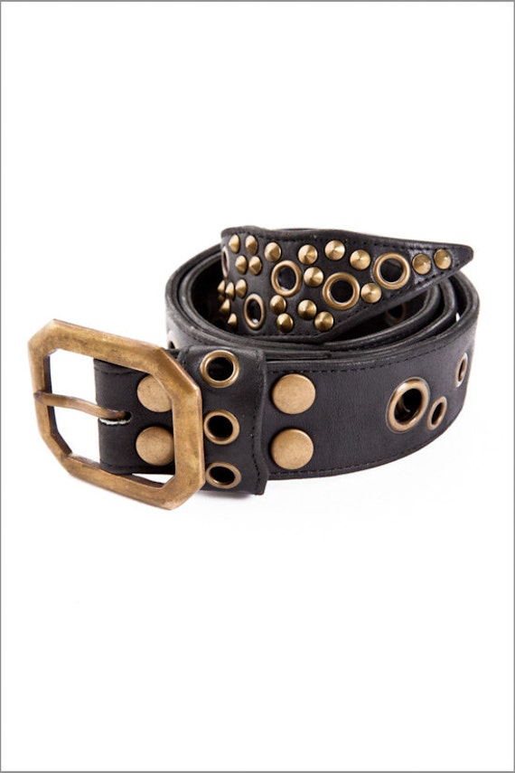 Leather Belt Studded Belt Pirate Belt Steampunk Belt | Etsy